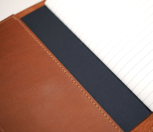 Carnet en cuir Suzanne - Fabrication artisanale française - Idéal pour voyageurs & écrivains