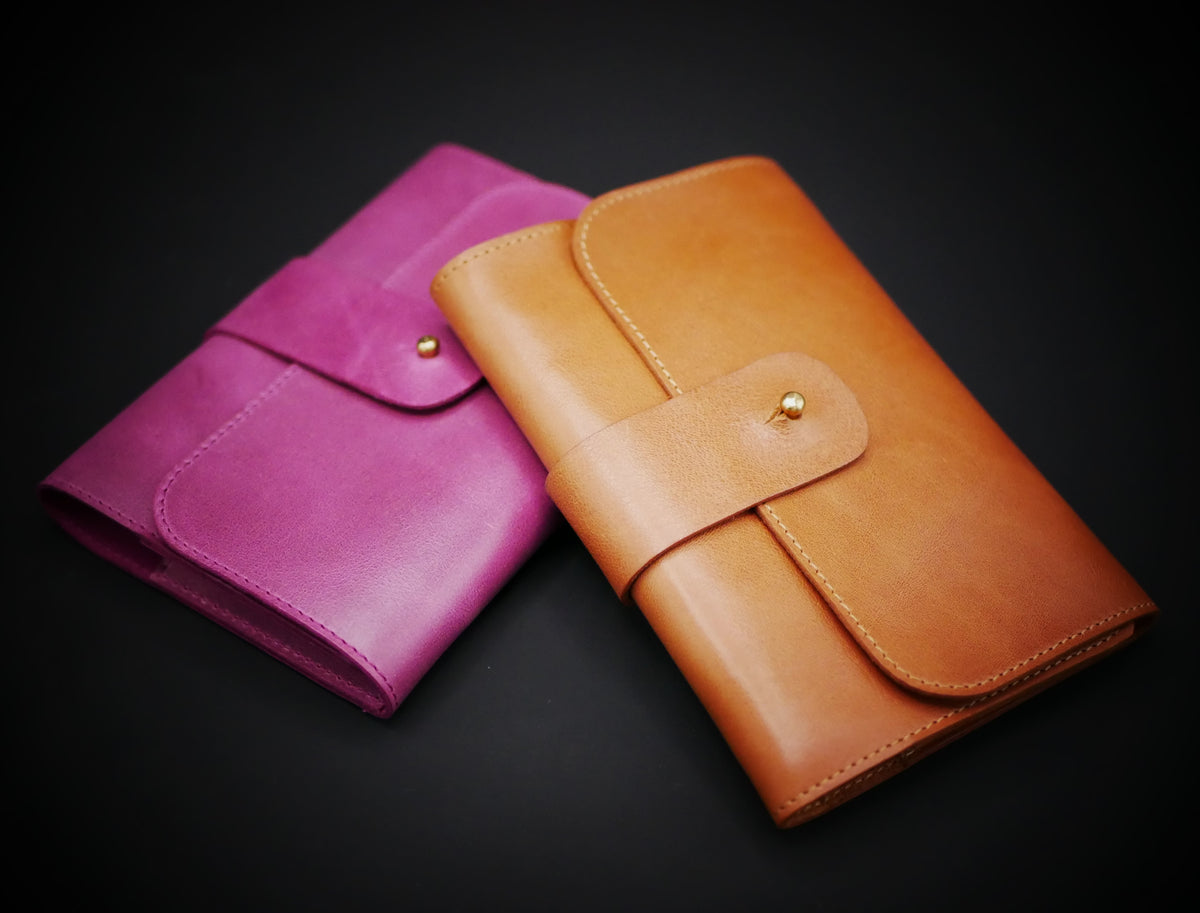 Carnet en cuir Eileen - Fabrication artisanale française - Idéal pour voyageurs & écrivains