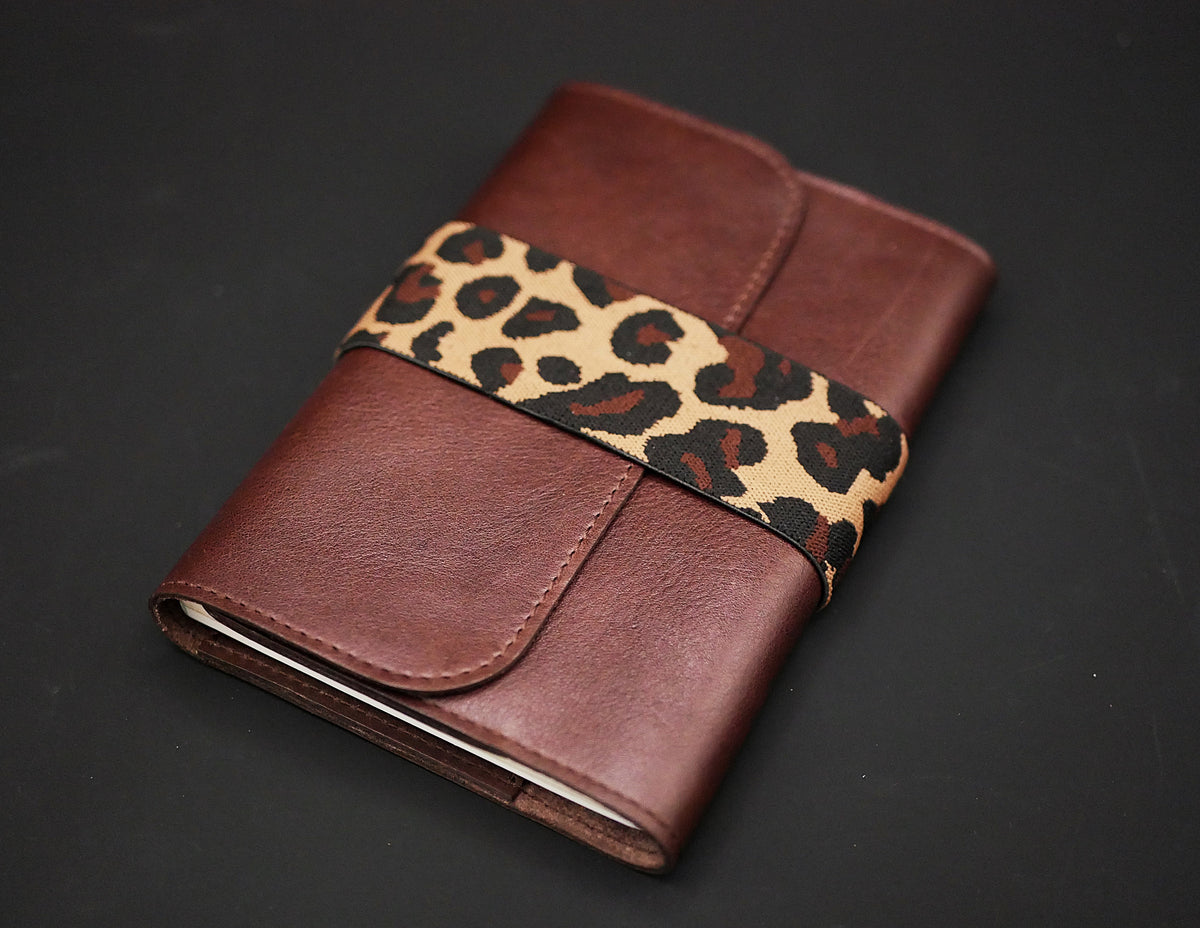 Carnet en cuir Gloria - Fabrication artisanale française - Idéal pour voyageurs & écrivains