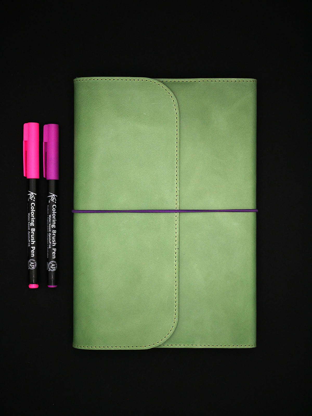 Carnet en cuir Suzanne - Fabrication artisanale française - Idéal pour voyageurs & écrivains