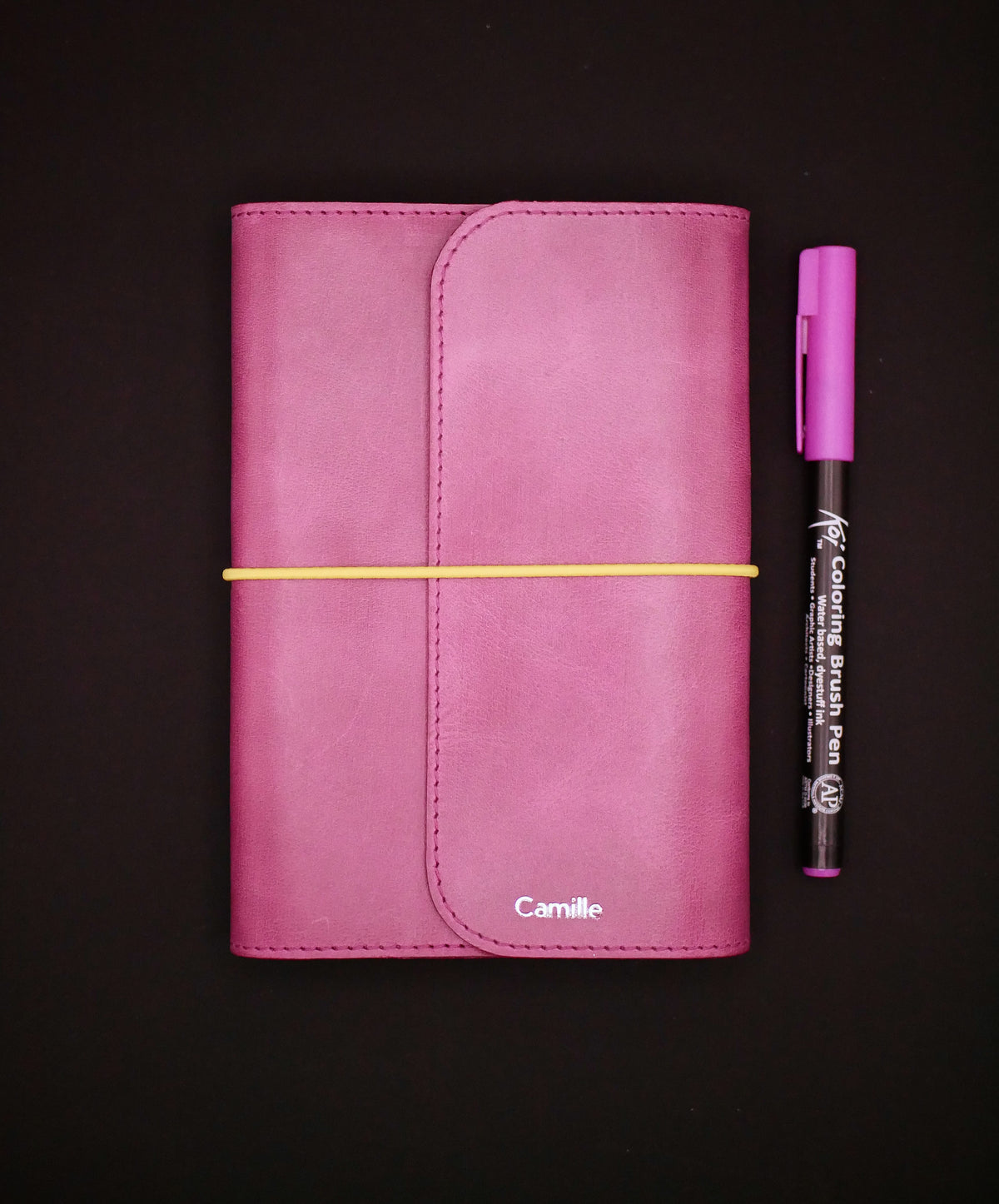 Carnet en cuir Suzanne - Fabrication artisanale française - Idéal pour voyageurs & écrivains